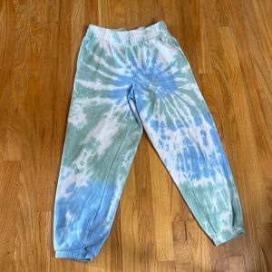 Pac Sun Tie Dye Sweat pants